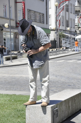 Photo du photographe Yvon Monet, prise par Francette Monet